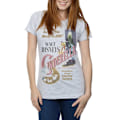 Miniatyrbild 3 av 5: Disney Princess Dam/Damer Askungen Retro Poster Bomull T-shirt Heather Grey L