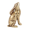 Miniatyrbild 3 av 3: Something Different Midnatts Hare Resin Prydnad En Storlek Guld Gold One Size