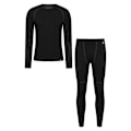 Miniatyrbild 1 av 5: Mountain Warehouse Asgard Merino Ullunderställ Set XL Svart för Herr Black XL