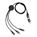 Miniatyrbild 1 av 3: XD Xclusive Terra Återvunnen 6-I-1 Kabel One Size Grå Grey One Size