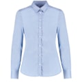 Miniatyrbild 1 av 2: Kustom Kit Dam/Dam Oxford Stretch Skräddarsydd Långärmad S Light Blue 16 UK
