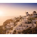 Miniatyrbild 1 av 2: Rod Edwards Lazy Days Santorini Canvas Print 50cm x 40cm Multic Multicoloured 50cm x 40cm