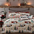 Miniatyrbild 3 av 6: Furn Jultomte Jul Örngott Set Singel Kräm/Röd/Grön Cream/Red/Green Single