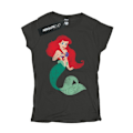 Miniatyrbild 1 av 5: Disney Princess Damkläder/Dam Classic Ariel Bomull T-shirt XS L Light Graphite XS