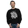 Miniatyrbild 2 av 3: Friends Mens On A Break Ornamental Sweatshirt L Svart Black L