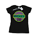 Miniatyrbild 1 av 3: Disney Dam/Kvinnor Mickey Mouse Mickey 28 Bomull T-shirt M Svart Black M