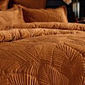Miniatyrbild 3 av 4: Paoletti Palmeria Sammets Quiltad Påslakan Set Dubbel Rost Rust Double