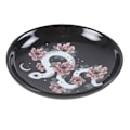 Miniatyrbild 3 av 3: Something Different Blommig Orm Prydnadsskål One Size Svart/Vit Black/White/Pink One Size