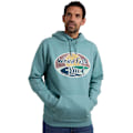 Miniatyrbild 3 av 3: Weird Fish Herr Bryant Grafiskt Tryck Pull Over Hoodie L Mineral Mineral Blue L