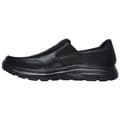 Miniatyrbild 2 av 5: Skechers Herr Läder Flex Advantage SR - Bronwood Slip On Sko Black 6 UK