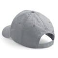 Miniatyrbild 2 av 3: Beechfield Unisex Plain Original 5 Panel Baseball Cap One Size Light Grey One Size