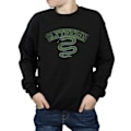 Miniatyrbild 4 av 6: Harry Potter Pojkar Slytherin Sport Emblem Sweatshirt 12-13 År Black 12-13 Years