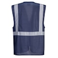 Miniatyrbild 2 av 2: Portwest Unisex Vuxen Iona Executive Hi-Vis Väst XL Marinblå Navy XL