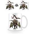 Miniatyrbild 2 av 2: Jurassic World Fallen Kingdom Dino Rampage Mug One Size Forest Forest Green/White One Size