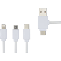 Miniatyrbild 5 av 6: Bullet 5 i 1 USB-kabel One Size Vit White One Size