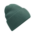 Miniatyrbild 1 av 3: Beechfield Unisex Vuxen Cuffed Oversized Beanie One Size Marine Marine Green One Size