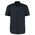 Miniatyrbild 1 av 3: Kustom Kit Herr Workwear Oxford Kortärmad Skjorta 14,5 tum Fre French Navy 14.5inch