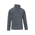 Miniatyrbild 3 av 3: Mountain Warehouse Barn/Barn Camber II Halv Zip Fleece Jacke Grey 3-4 Years