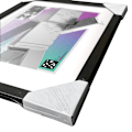Miniatyrbild 3 av 3: Minecraft Block Wave Inramad Poster 40cm x 30cm Flerfärgad Multicoloured 40cm x 30cm