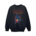Miniatyrbild 1 av 3: Netflix Girls Stranger Things Demo Cave Sweatshirt 7-8 år Blå Black 7-8 Years