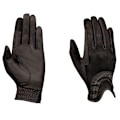 Miniatyrbild 3 av 3: Dublin Mesh Palm Getläder Glitter Ridhandskar XL Svart Black XL