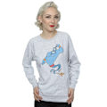Miniatyrbild 4 av 6: Aladdin Dam/Kvinnor Klassisk Genie Heather Sweatshirt XS Heath Heather Grey XS