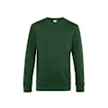 Miniatyrbild 1 av 2: B&C Herr King Crew Neck Sweater XL Flaskgön Bottle Green XL