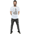 Miniatyrbild 4 av 5: Disney Princess Herre Belle Jul Silhouette T-shirt M Vit White M
