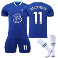 Miniatyrbild 1 av 2: Chelsea F.C 22-23 Hem Jersey JOAO FELIX Nr 11 Fotbollströja kit 26