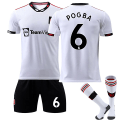 Miniatyrbillede 1 af 2: 2223 Manchester United Fodboldklub Hjem Trøjer POGBA Nr. 6 Pakke med fodboldtrøjer 30