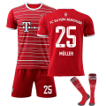 Miniatyrbild 1 av 2: FC Bayern Munich 22-23 Hem Jersey MULLER Nr 25 Fotbollströja kit XXL