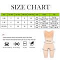 Miniatyrbillede 2 af 10: Dame Shapewear Dam Body Shaper GRÅ L-XL Grå Grey L-XL