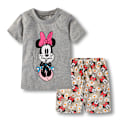 Miniatyrbild 1 av 3: Minnie Flickor Pyjamas Barn Pojkar Flickor 2st Set Kortärmad Tryck Toppar + Shorts Tryck Kläder Pyjamas & Vardagskläder Barnpresent #8 95cm