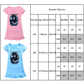 Miniatyrbild 3 av 3: Onsdag Addams Barnflicka Pyjamas Nattlinne Nattkläder Hemkläder light blue 150cm