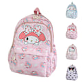 Miniatyrbild 3 av 5: Sanrio Kuromi Cinnamoroll Design Barnryggsäck för Flickor, Skolväska, Reseryggsäck Katie Cat