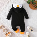 Miniatyrbild 6 av 7: Pingvin Body Nyfödd Hoodie Jumpsuit Djur Jul Kläder 6-9M