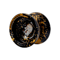 Miniatyrbild 1 av 2: Professionell metall jojo legering jojo födelsedagspresenter för pojkar flicka black gold