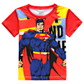 Miniatyrbild 1 av 4: Superman Batman Pojkar T-shirt Tecknade Toppar Tee Barn Pojkar Flickor T-shirts Barnkläder Sommar Kortärmad #1 120cm