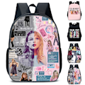 Miniatyrbild 4 av 6: Taylor Swift Sångare Design Barn Flickor Ryggsäck Skola Axelväska Resa Ryggsäck Ny A