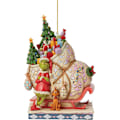 Miniatyrbild 1 av 2: Julgrinch hängande prydnader presenter dekor inomhus julgran B
