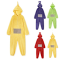 Miniatyrbild 2 av 8: Anime Teletubbies Kostym Jul Pyjamas Nattkläder Jumpsuit yellow M
