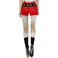 Miniatyrbild 3 av 4: Kvinnors Jul Hjort 3D Tryck Leggings Byxor Jul Strumpbyxor A XL
