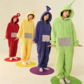 Miniatyrbild 3 av 8: Anime Teletubbies Kostym Jul Pyjamas Nattkläder Jumpsuit yellow XL