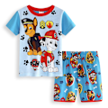 Miniatyrbild 1 av 3: PAW Patrol Pojkar Pyjamas Barn Pojkar Flickor 2-dels Set Kortärmad Tryck Toppar + Shorts Tryckta Kläder Pyjamas & Vardagskläder Barnpresent #2 110cm