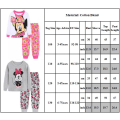 Miniatyrbild 3 av 3: 2 st flickor pyjamas Disney Minnie långärmad pullover nattkläder C 130cm