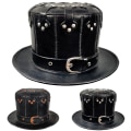 Miniatyrbild 2 av 2: Halloween Steampunk Fågelhatt Skräckmössa Klänning Cosplay Fest Copper nail