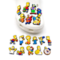 Miniatyrbild 1 av 6: 18 st The Simpsons tecknade skor Croc Charms tillbehör skor knappar dekoration 18PCS