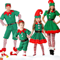 Miniatyrbild 1 av 4: Julfamilj Förälder-barn Pyjamas Set Nattkläder Nattkläder boy 130cm