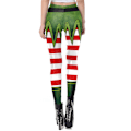 Miniatyrbild 3 av 4: Kvinnor Jul Hjort 3D Print Leggings Byxor Jul Strumpbyxor Byxor D M