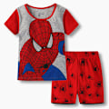 Miniatyrbild 1 av 3: Spider-Man Pyjamas för Pojkar Barn Flickor 2-dels Set Kortärmad Tryckt Topp+ Shorts Tryckta Kläder Pyjamas & Vardagskläder Barnpresent #9 100cm